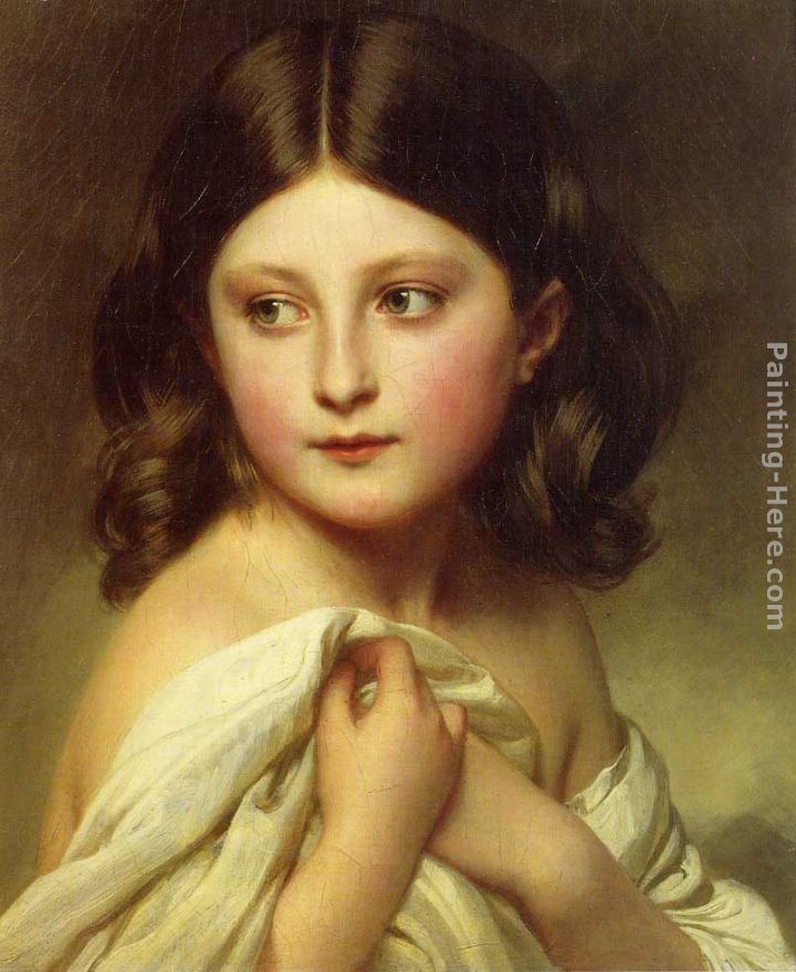 Franz Xavier Winterhalter A Young Girl called Princess Charlotte